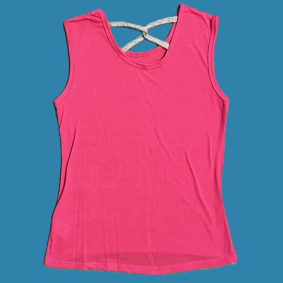 ZELOS WOMENS TANK TOP Small PINK Always Dream Big GRAPHIC  1152AT - Picture 6 of 9